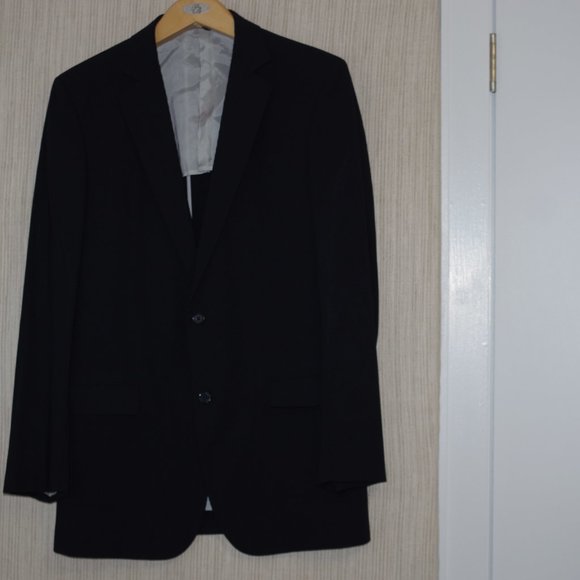 Brooks Brothers Brookscool fitzgerald Wool Blend Navy Blazer Men size 39L